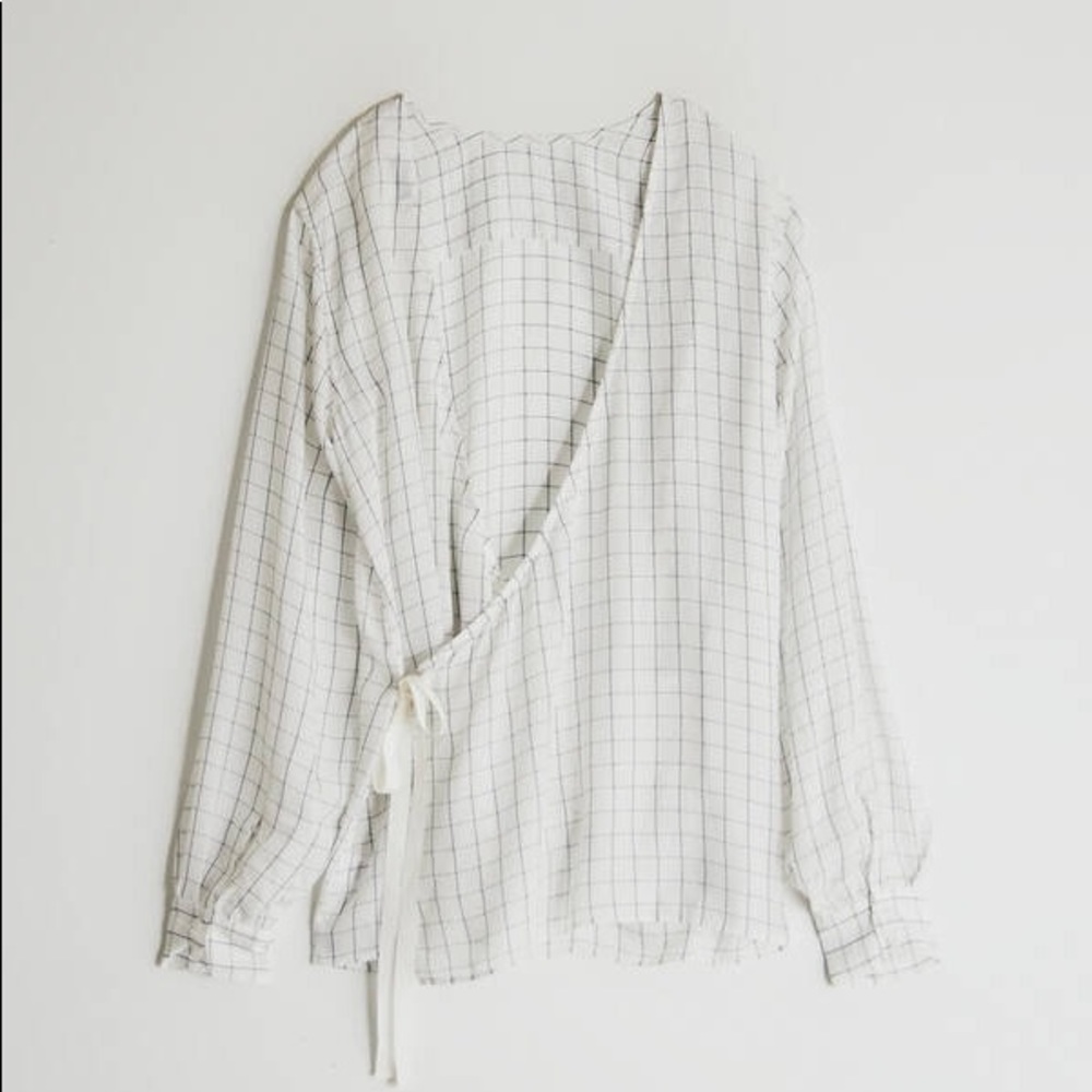 Need Supply/Stelen Willow Back Wrap Shirt (new; S)
